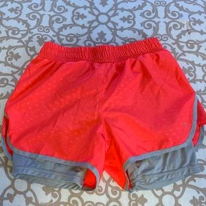 Danskin athletic shorts with attached bike shorts